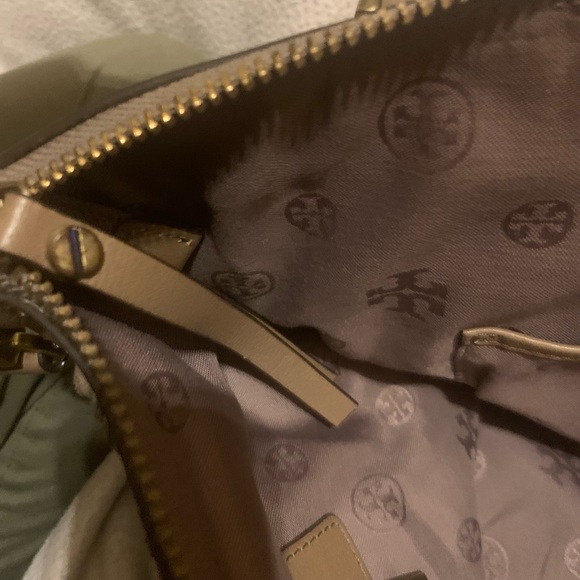 Tory Burch Tan Fringe Shoulder Bag